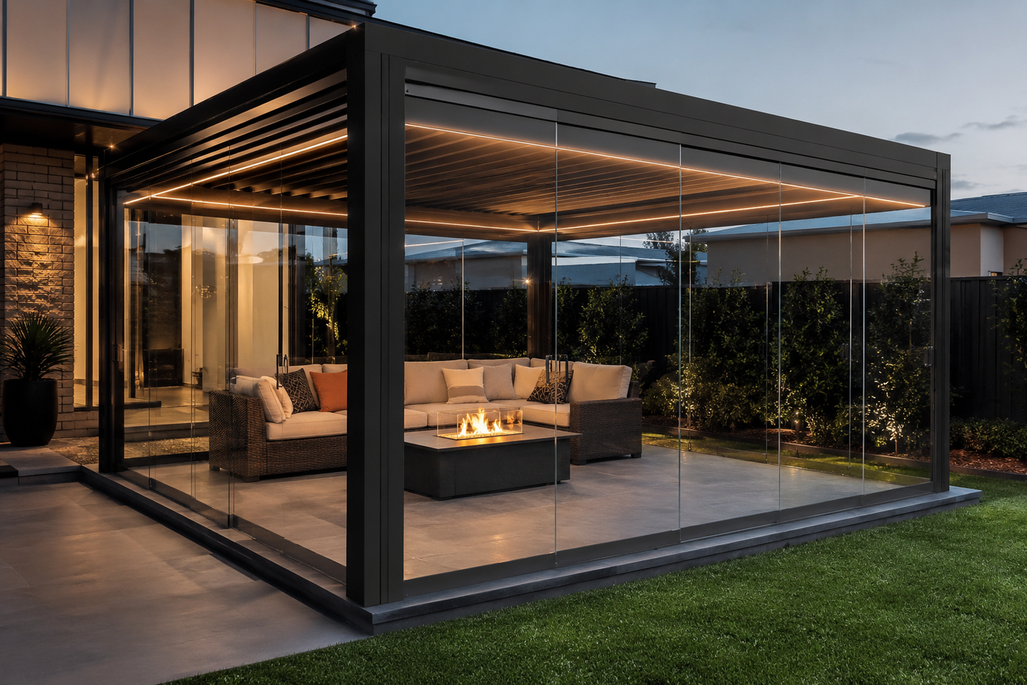 Frameless Glass Walls