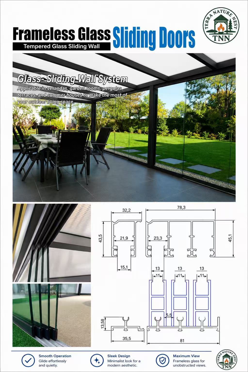 Frameless Glass Walls