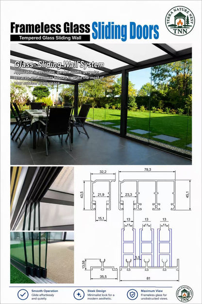 Frameless Glass Walls