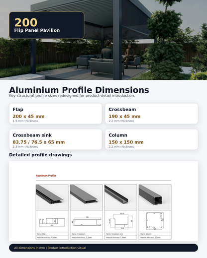 Terra Luxe Custom Pergola System